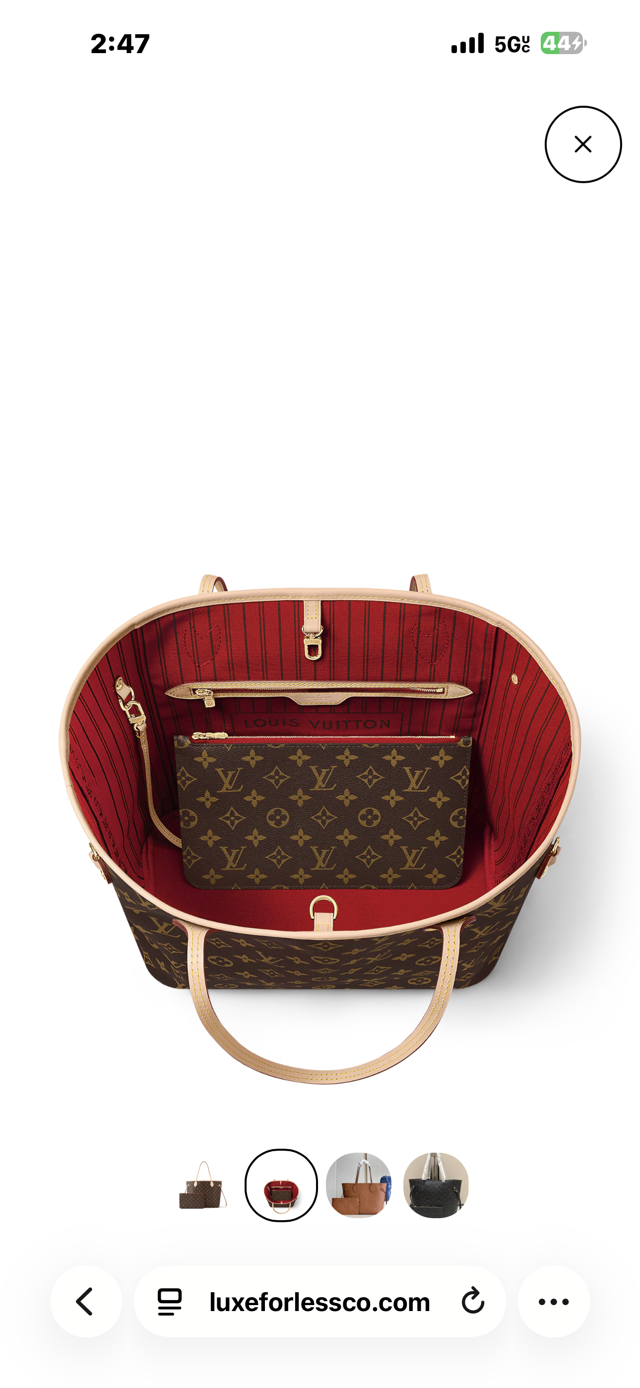Louis Vuitton Never Full MM
