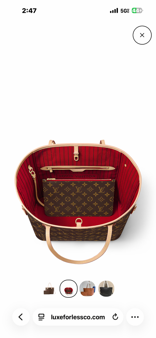 Louis Vuitton Never Full MM